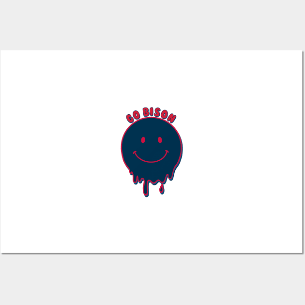 Howard university dripping smiley Wall Art by Rpadnis